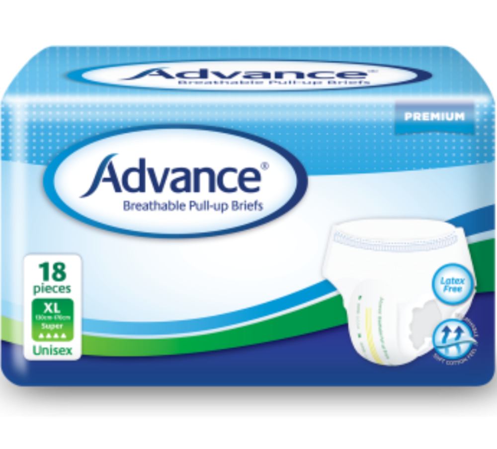 advance beathable pullups xl super