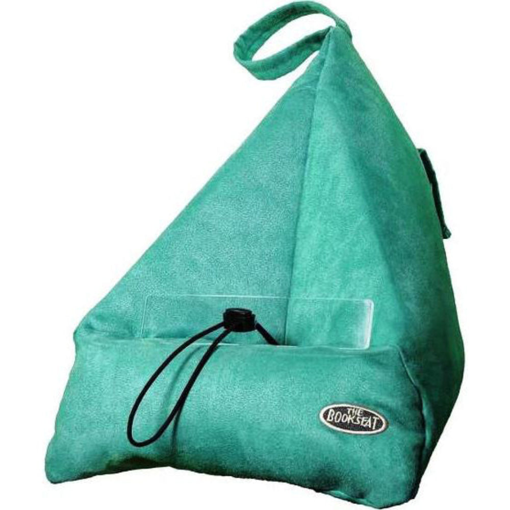 turquoise book seat bag