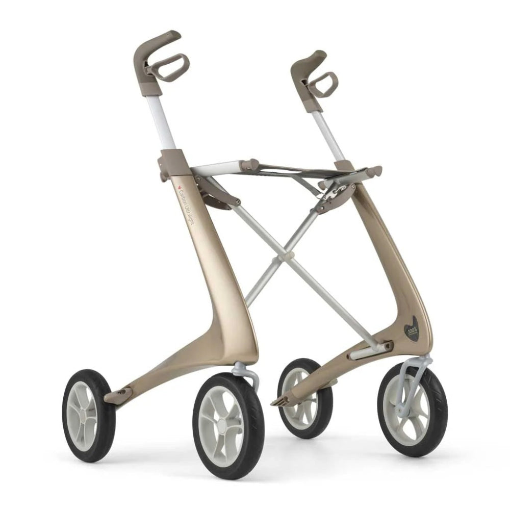 byacre ultralite carbon fiber walker in champagne gold
