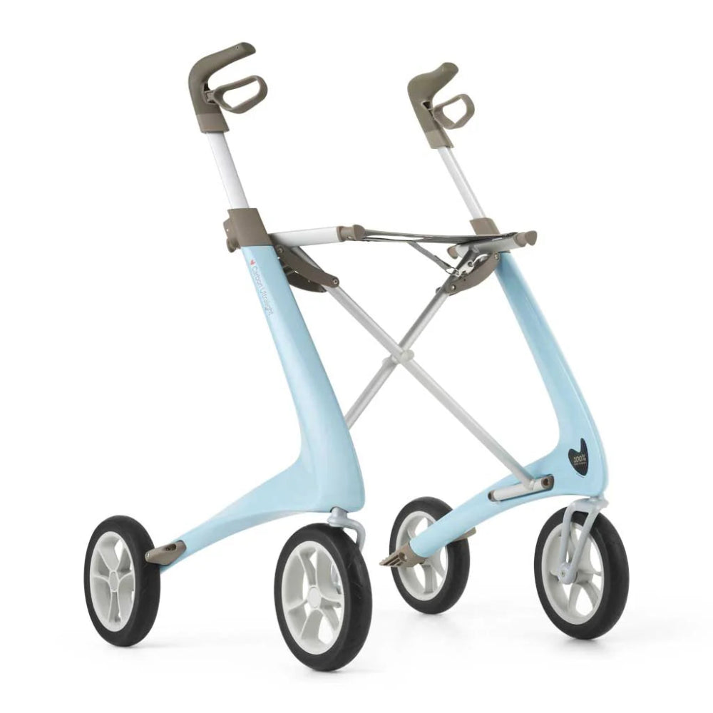 byacre ultralite carbon fiber walker in morning blue