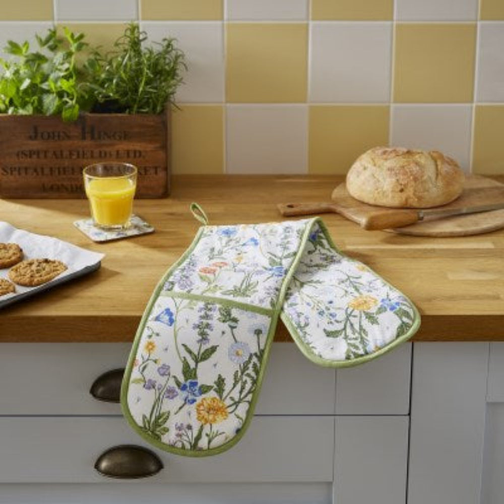 cottage garden double oven glove hanging