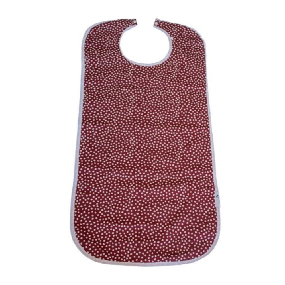 bib-large-burgundy-dot
