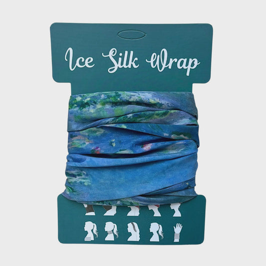 ice silk wrap monet water lillies