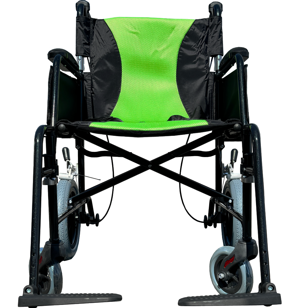lightweight transit wheelchair front