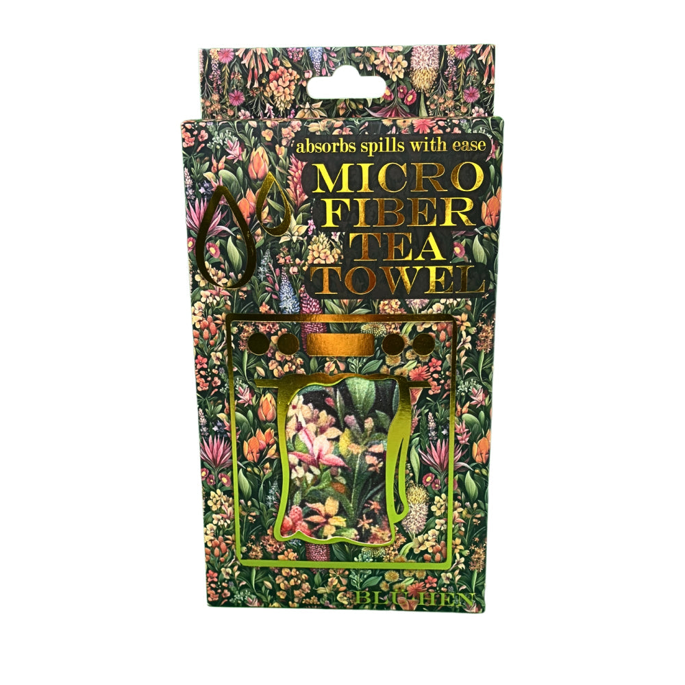 microfiber tea towel australian natives boxed