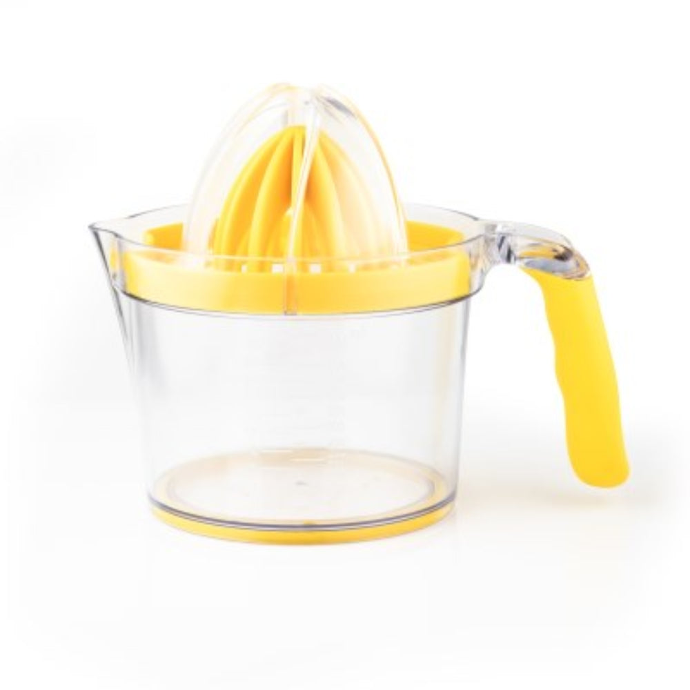 citrus reamer on multi function measuring jug