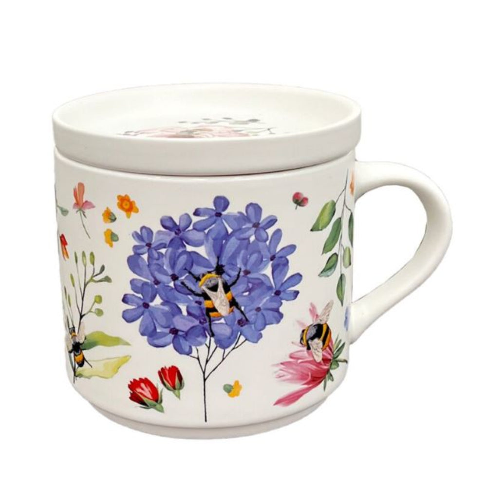 nectar medows china cup with included coaster on top