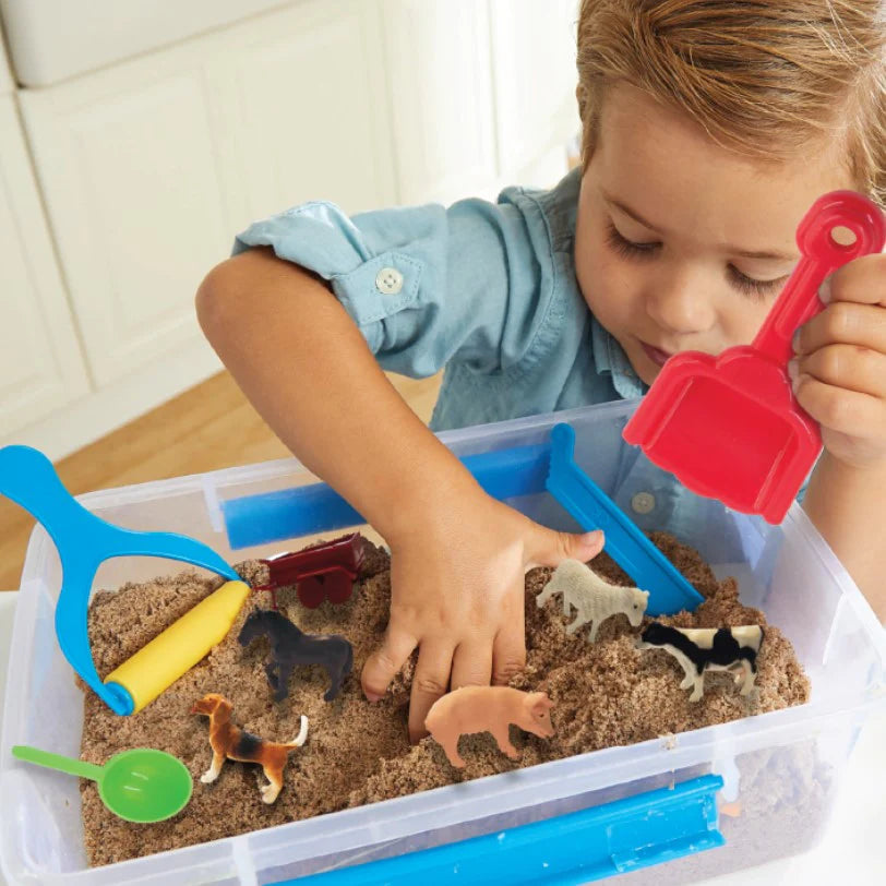 Sense and Grow Sensory Bin - Farm Animals