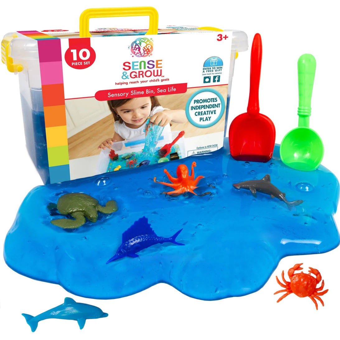 Sense and Grow Sensory Bin - Sea Life