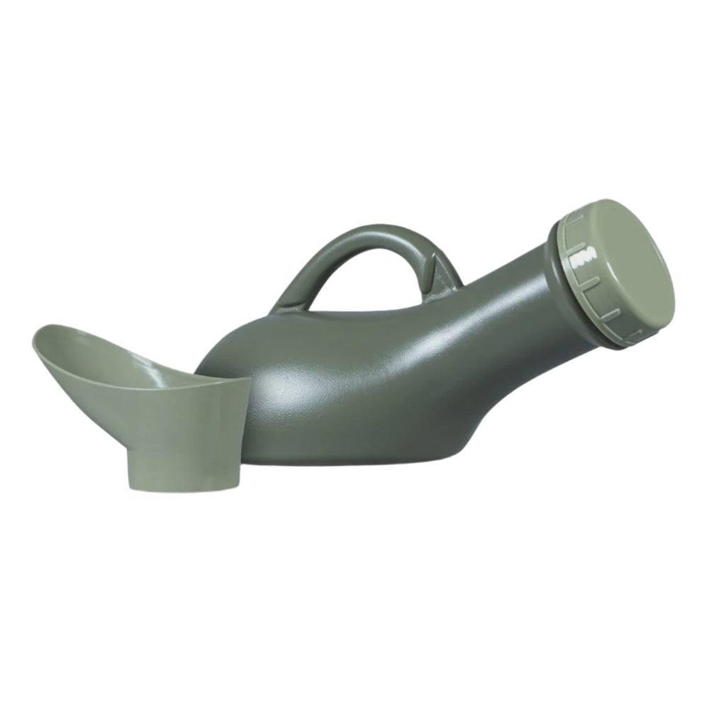 unisex urinal with screw lid