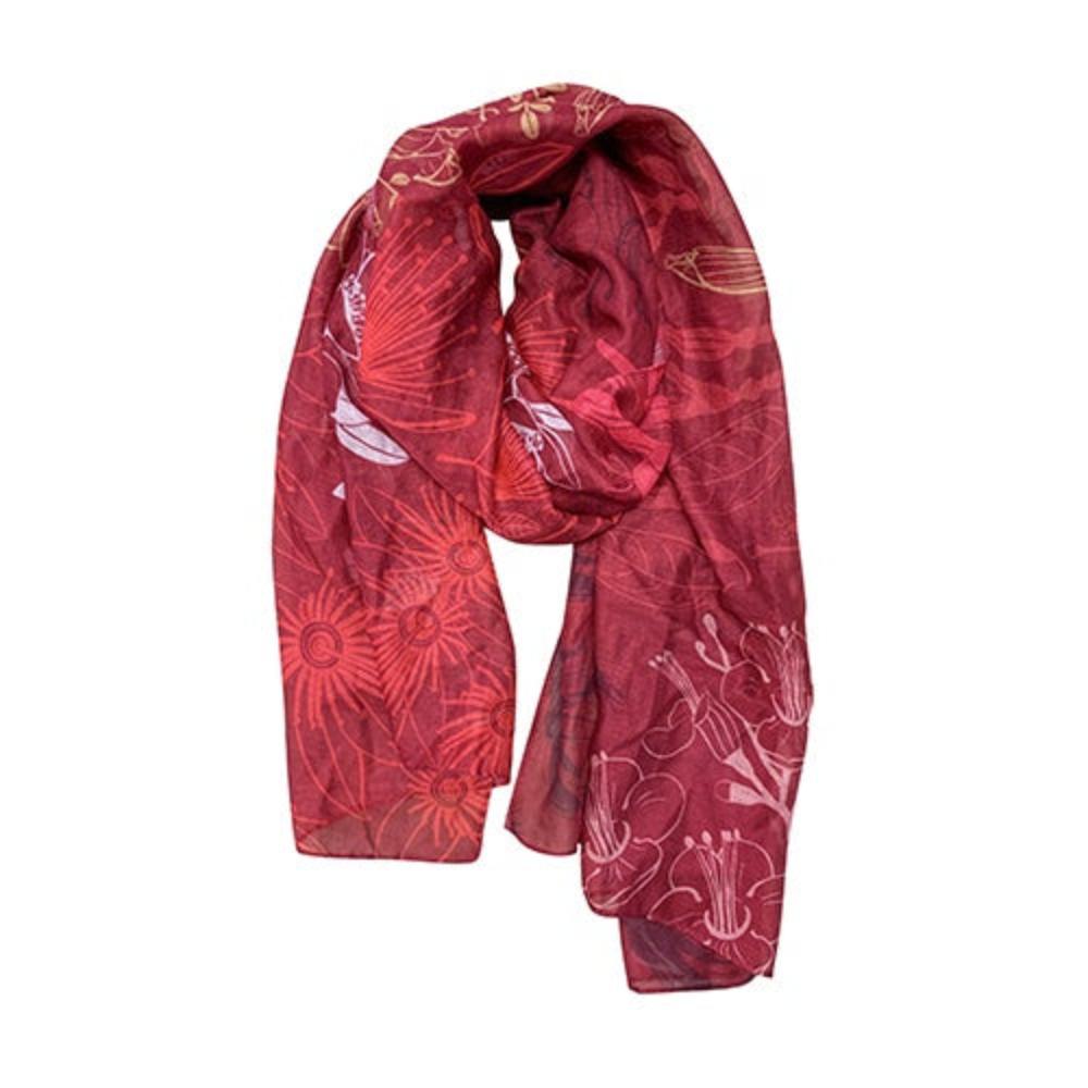 scarf nz flora fusion red