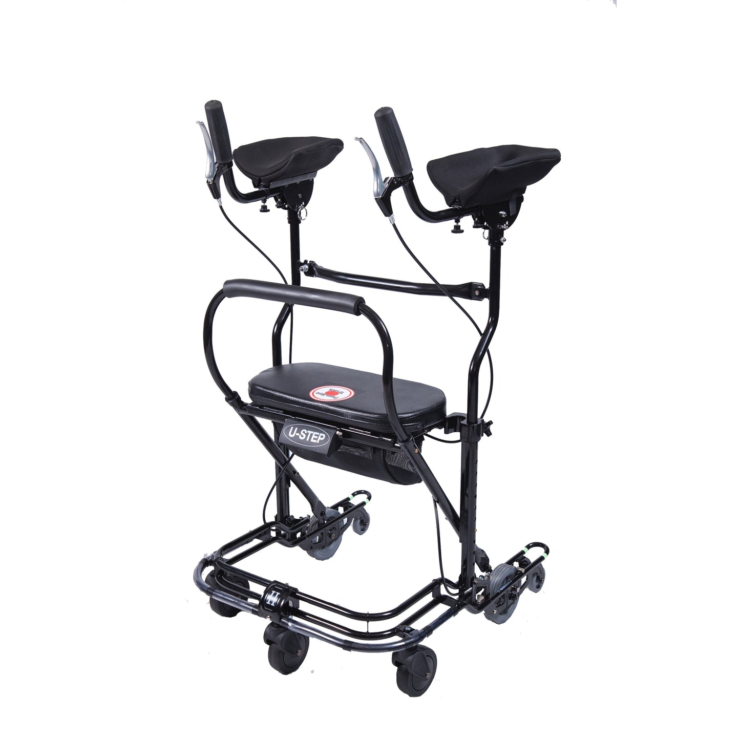 U Step Walker with Gutter Platforms