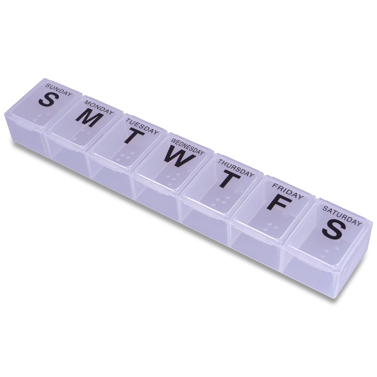 Pill Box Weekly Dispenser