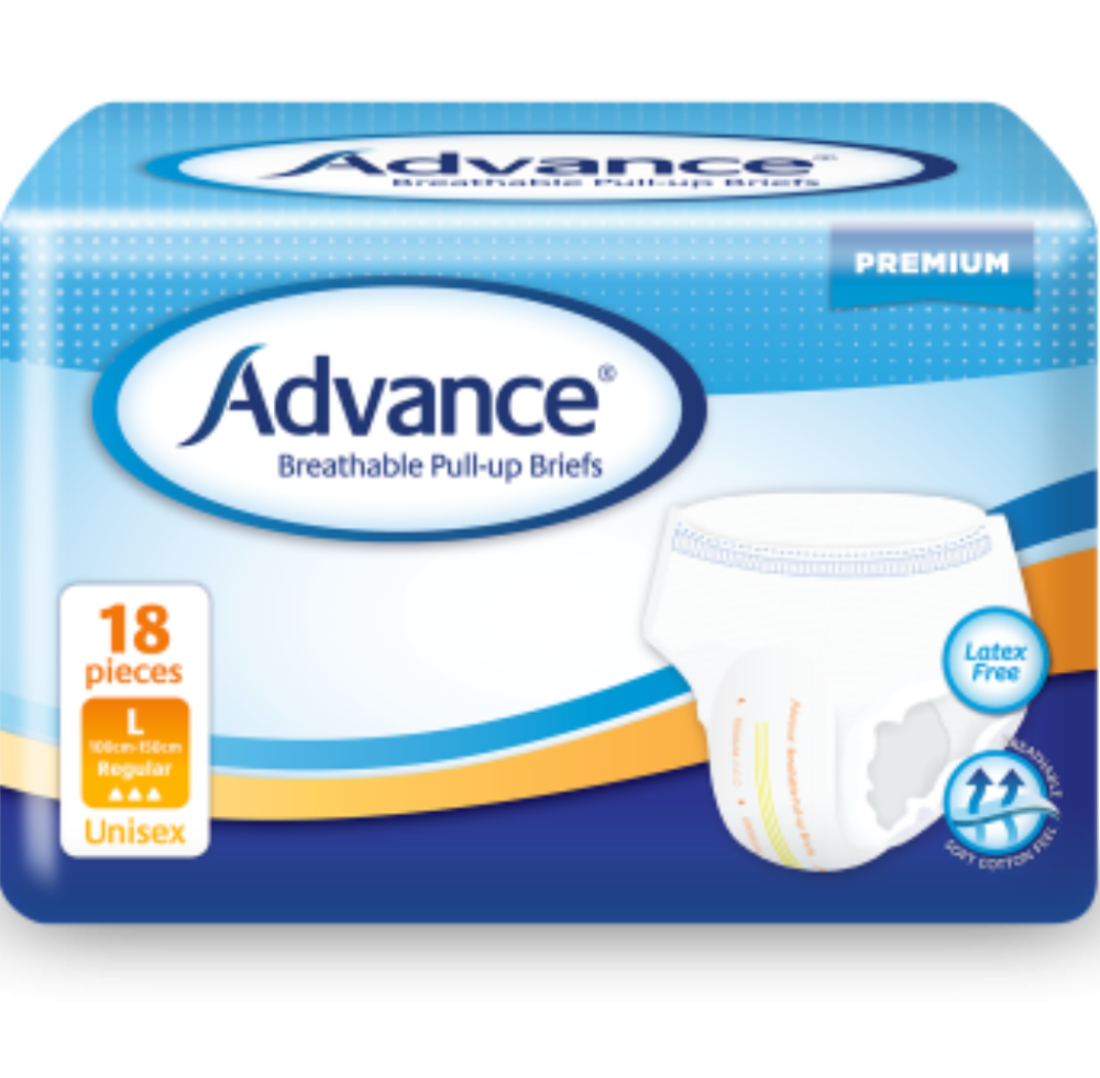 advance beathable pullups large regular