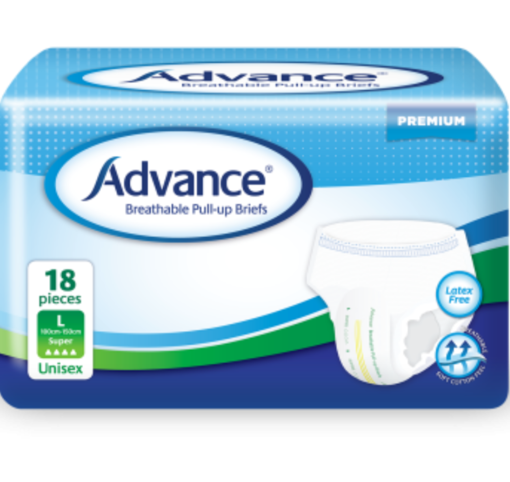 advance beathable pullups large super