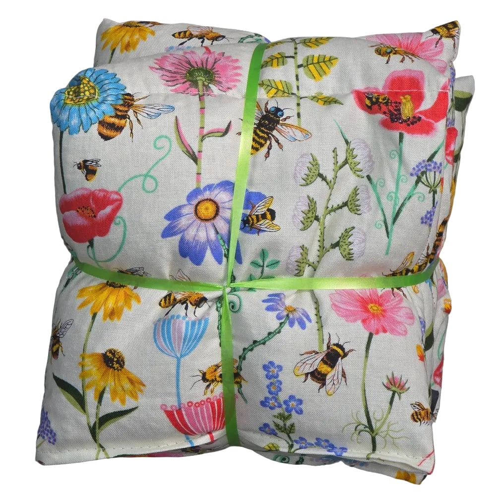 bee haven patterned wheatbag