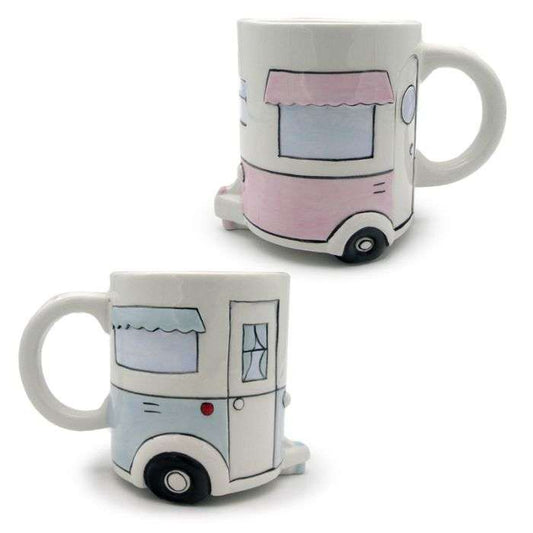 Caravan Shaped Ceramic Mug