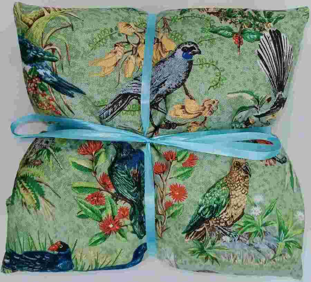 chatter birds patterned wheatbag