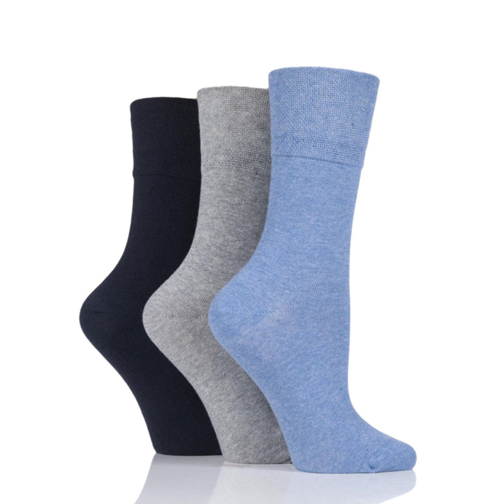 cotton socks light blue