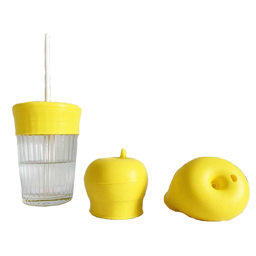 yellow cup no spill cover