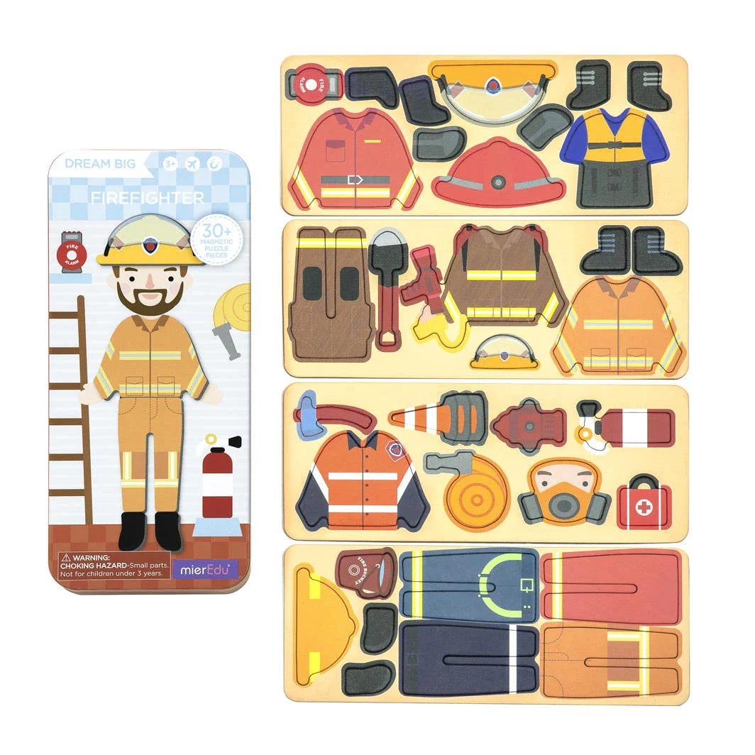 Firefighter Magnetic Puzzle Box