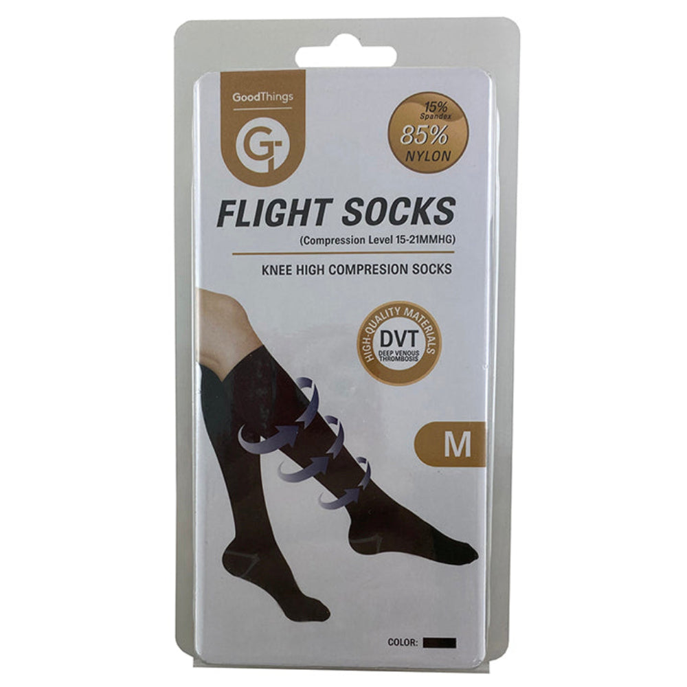 medium flight socks