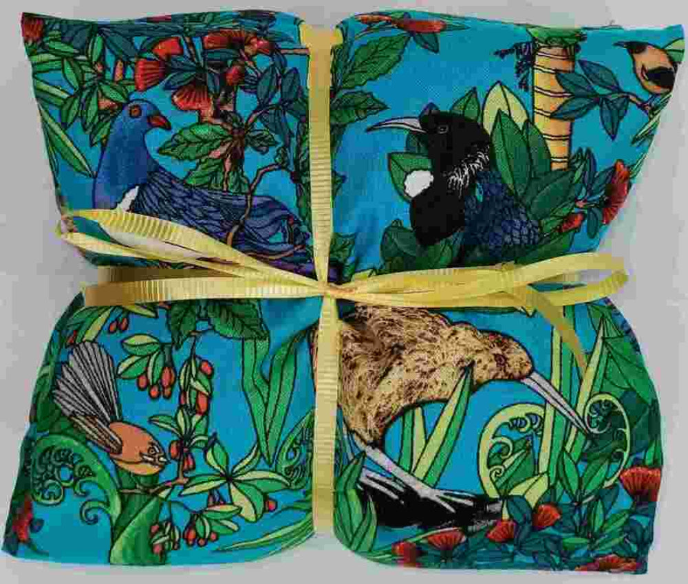 flora and fauna patterned wheatbag