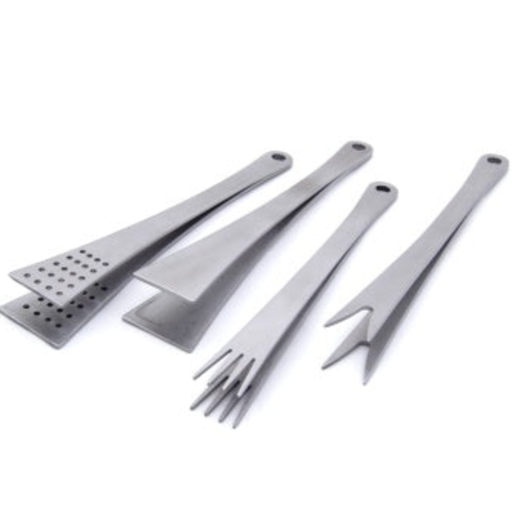 stainless food tong set