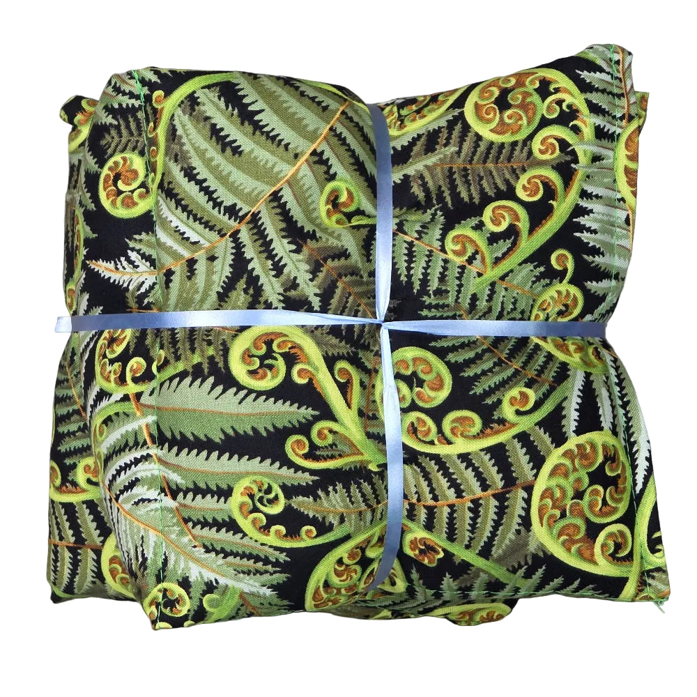 fronds patterned wheatbag