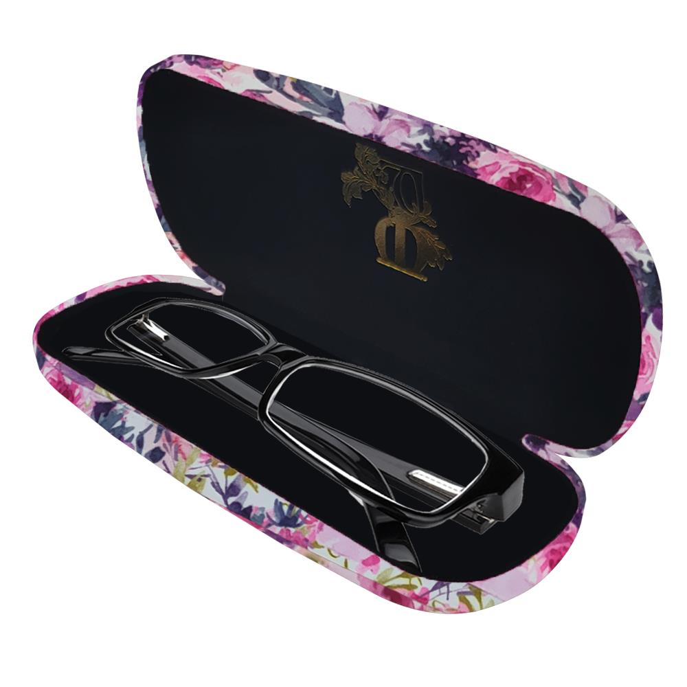 glasses case peonie rose opened