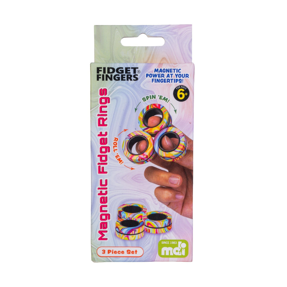 magnetic fidget rings in packaging