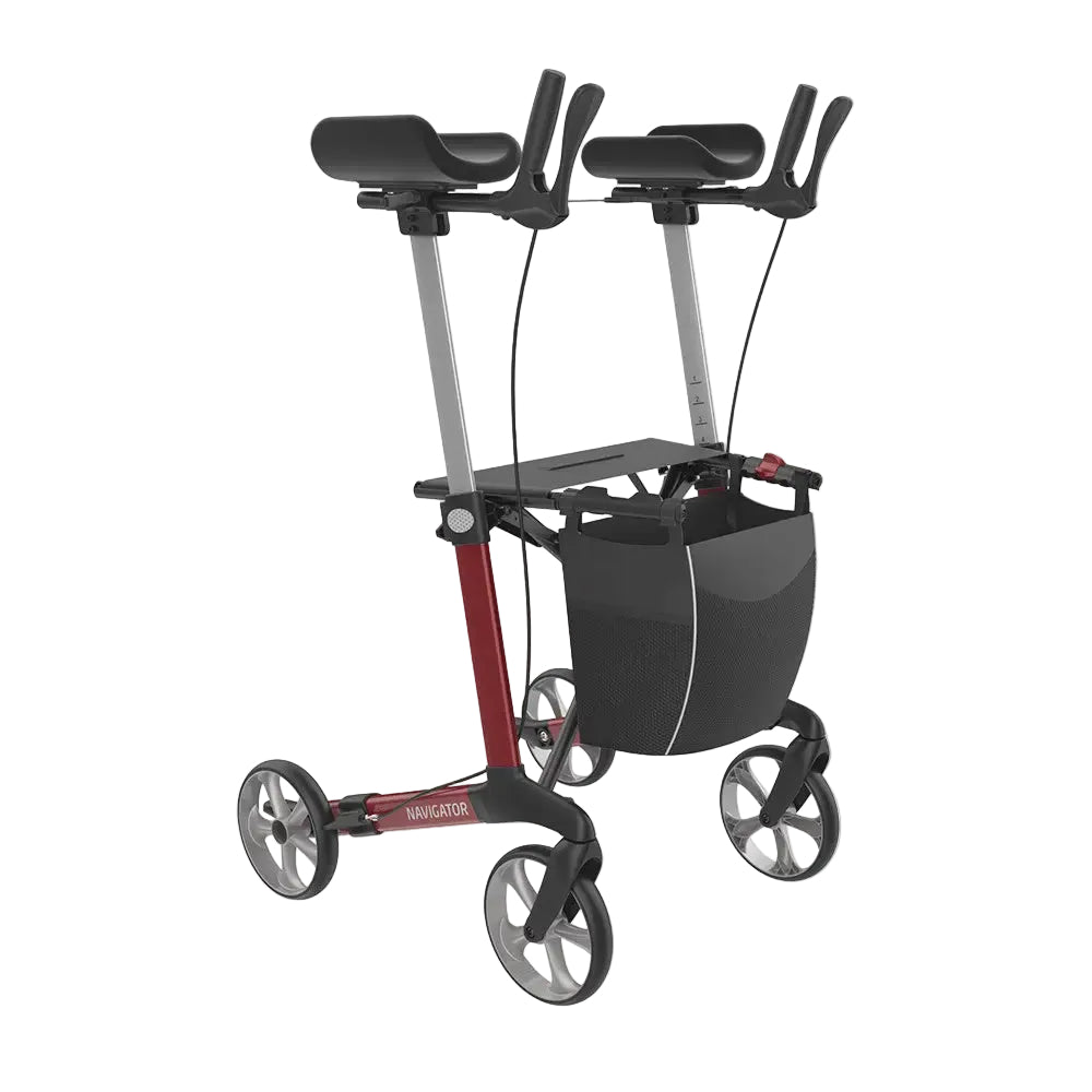 navigator walker with gutter supports