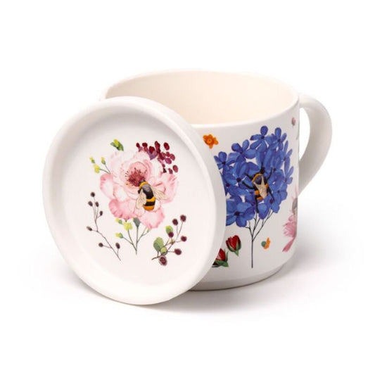 nectar meadows china cup and coaster