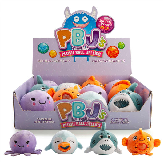 Sea Animals Plush Pull Jellies