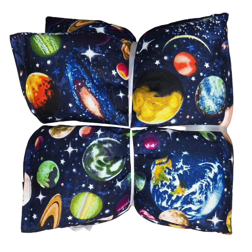 solar system patterned wheatbag