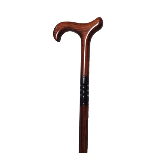 Scorched Cherry Tri Derby Timber Cane