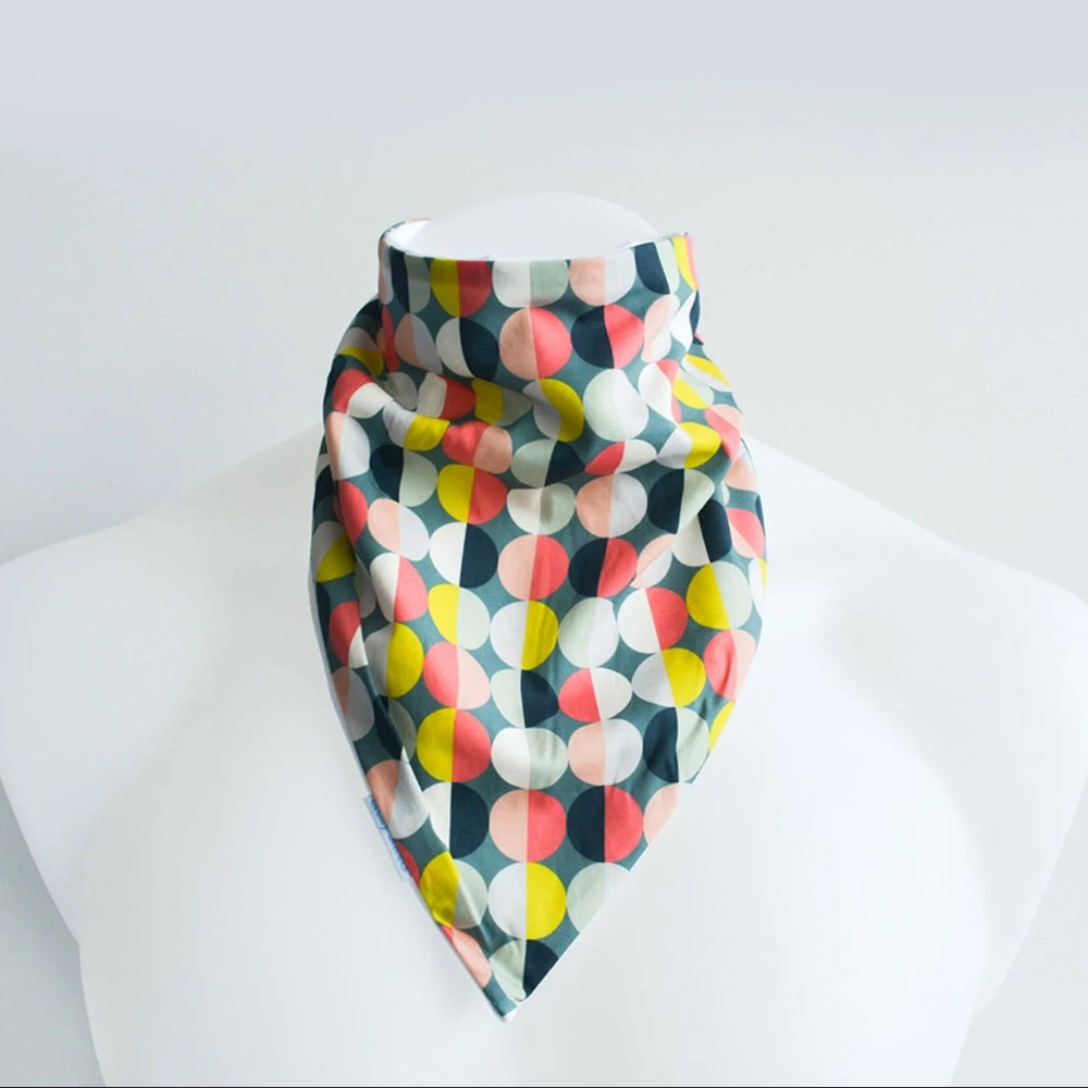 retro  dots bandana