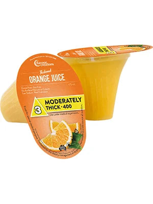 Orange Juice Thickened