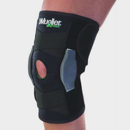 Self-Adjusting Hinged Knee Brace