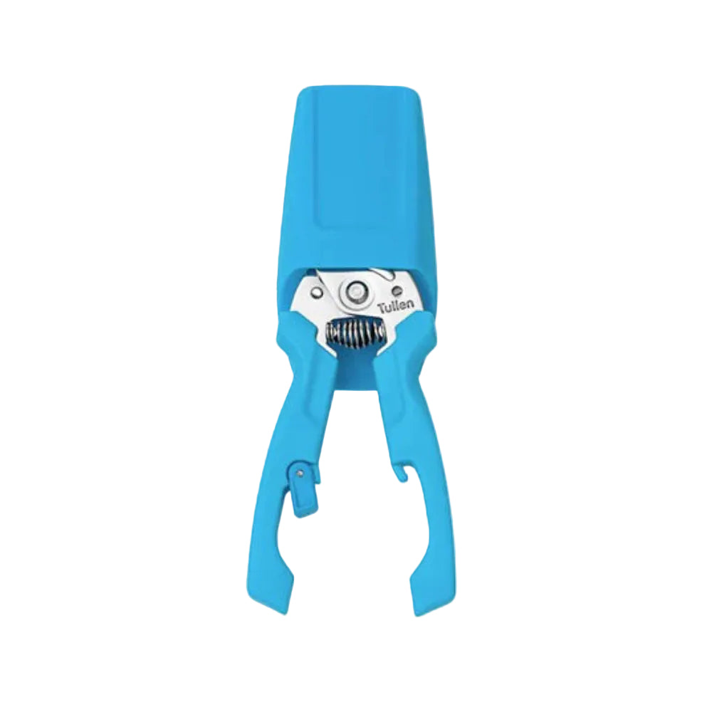 blue tullen snips with wall holder